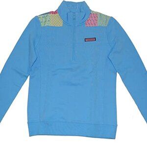 NWT Vineyard Vines Women's Patchork Shoulders Shep Shirt XXS